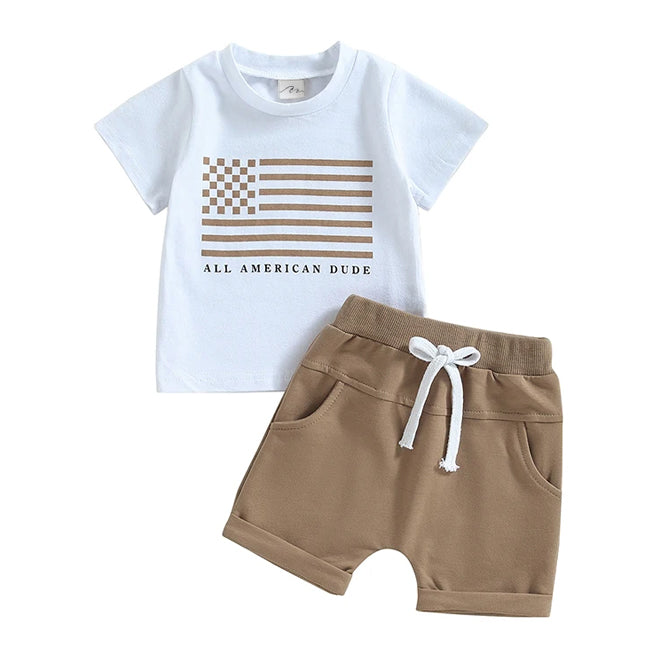 All American Dude Shorts Set