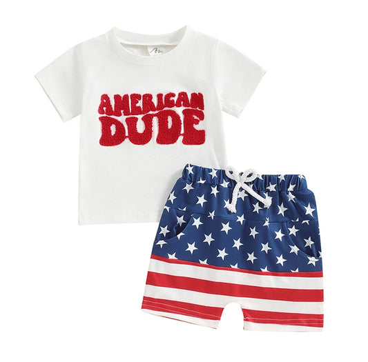 American Dude Shorts Set