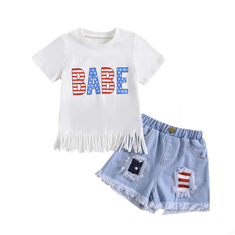 Flag Bloomers Set