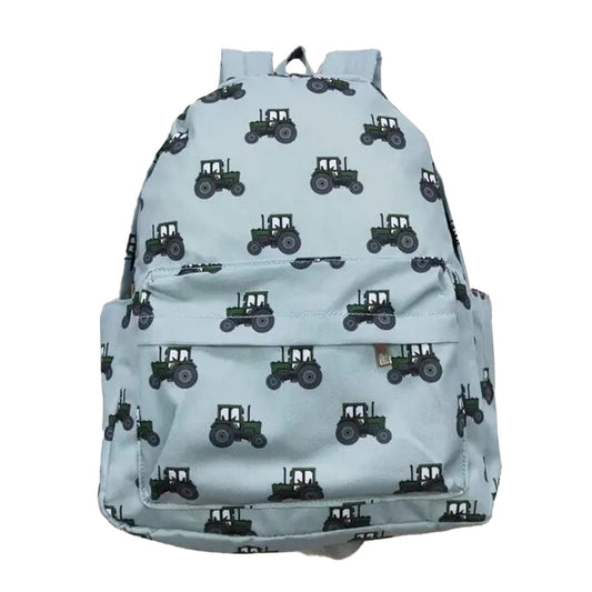 Gray Tractors Toddlers Backpack