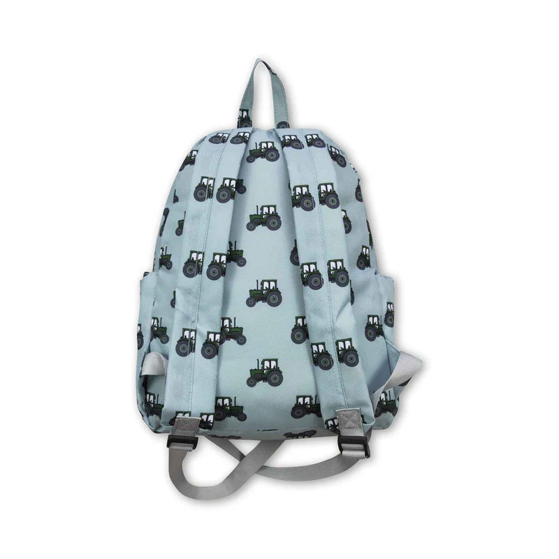 Gray Tractors Toddlers Backpack