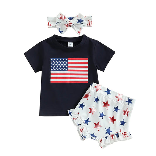 Flag Bloomers Set