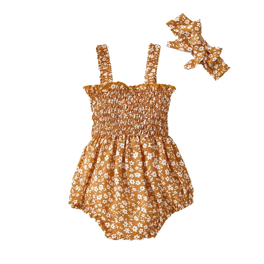 Smocked Bubble Romper