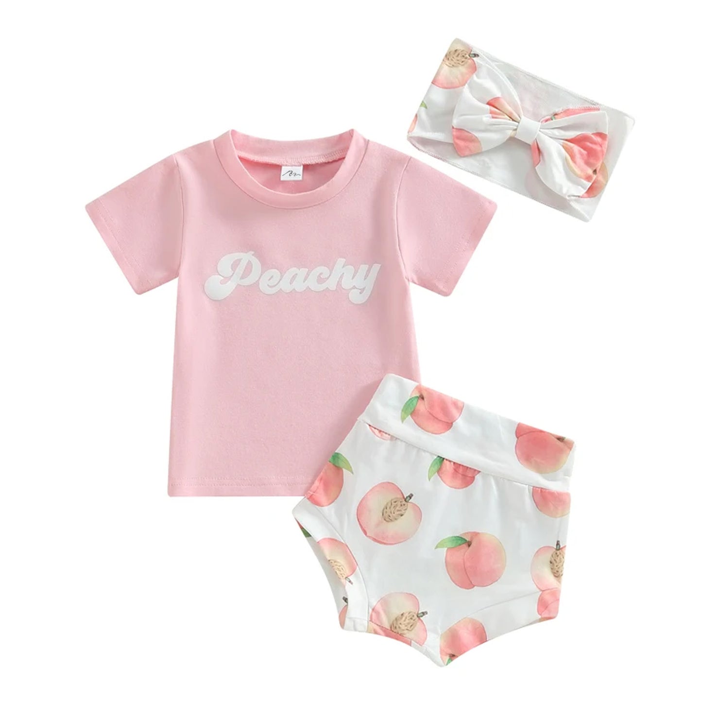 Pink Peachy Bloomers Set