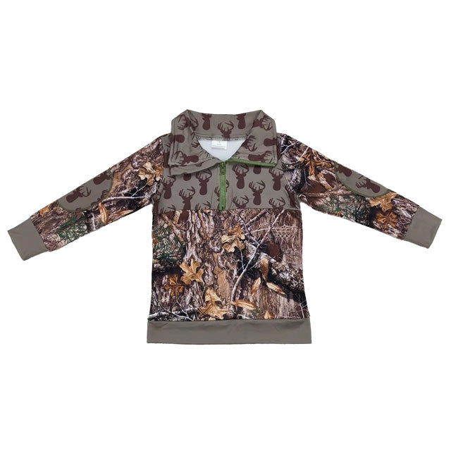 Hunting Camo Quarter Zip (6 Variants)