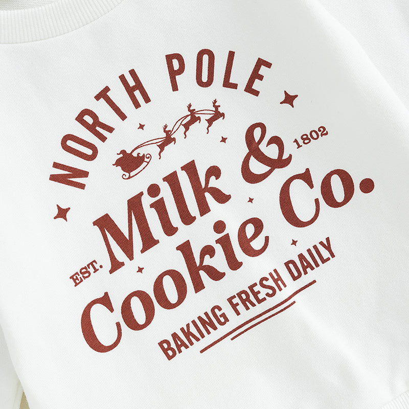 North Pole Milk & Cookie Co. Pants Set