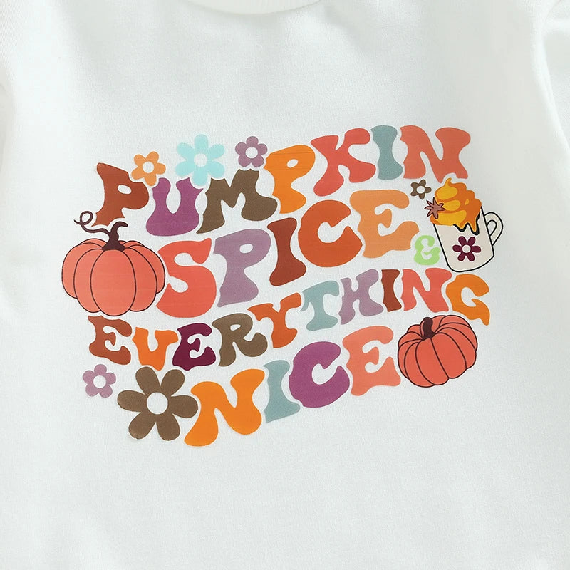 Pumpkin Spice and Everything Nice Bubble Romper