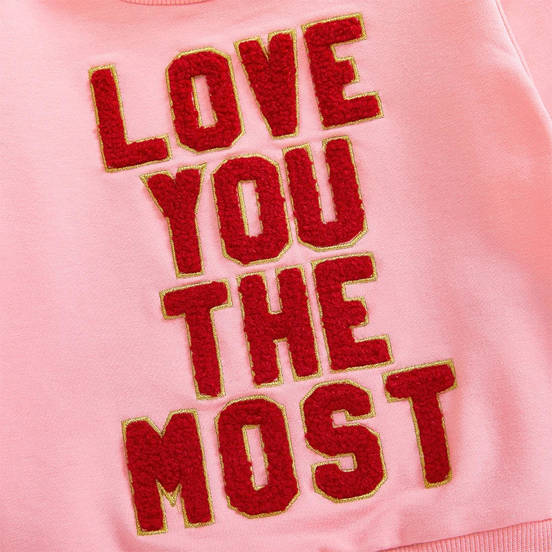 Love You the Most Crew Neck