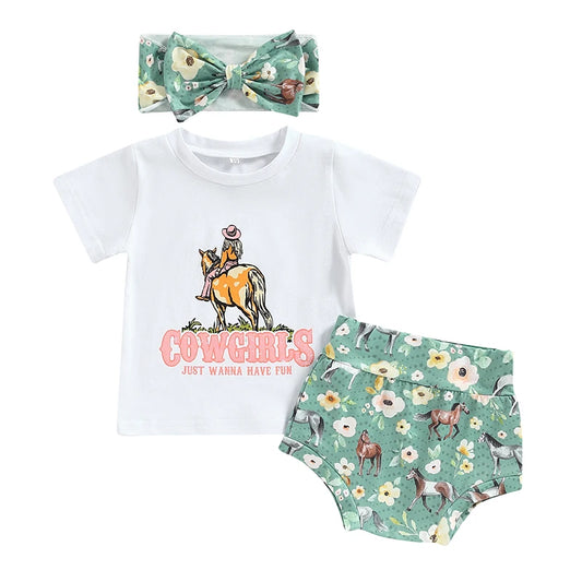 Cowgirls Just Wanna Have Fun Bloomers Set