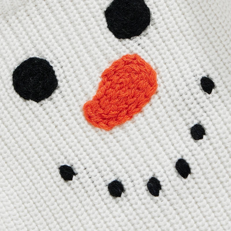 Snowman Knit Romper