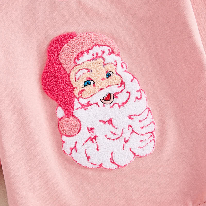 Pink Santa Bubble Romper