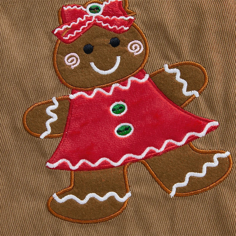 Gingerbread Lady Overall Set