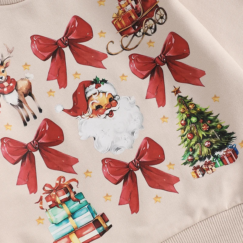 Christmas Bow Sweatshirt