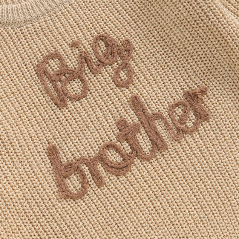 Big Brother Embroidered Knit Sweater