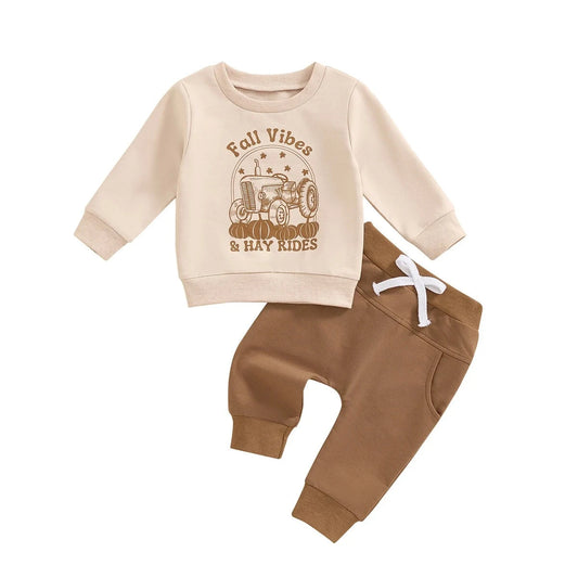 Fall Vibes & Hay Rides Pants Set