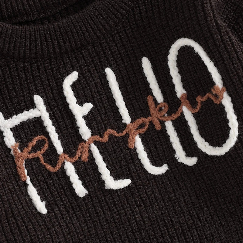 Hello Pumpkin Knit Sweater