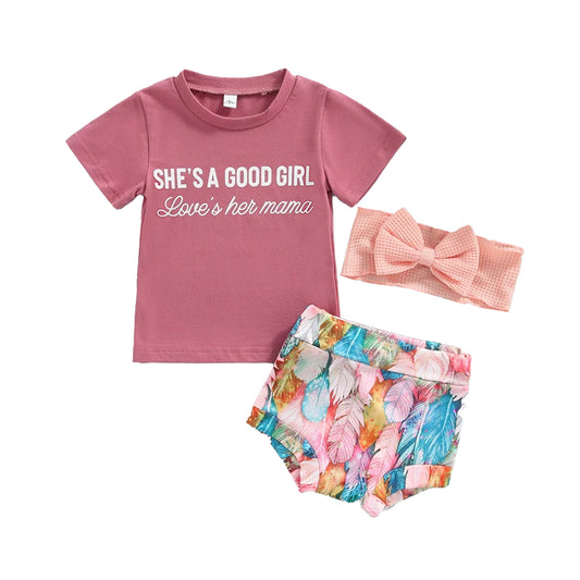 She's a Good Girl Loves Her Mama Bloomers Set