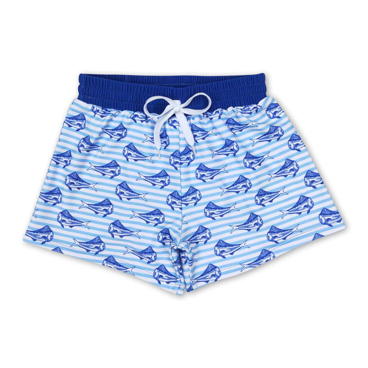 Striped Fish Board Shorts