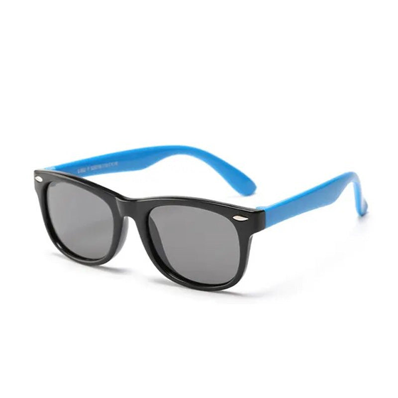 Polarized Toddler Sunglasses- Black/ Blue