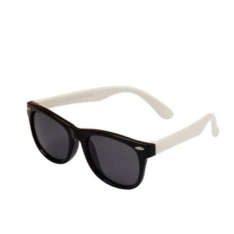 Polarized Toddler Sunglasses- Black/ White