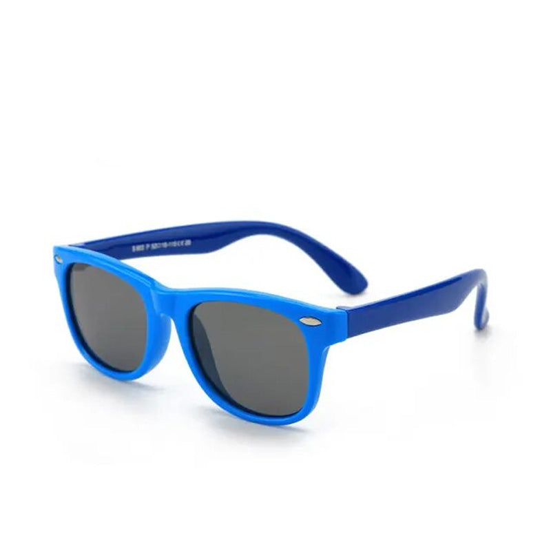 Polarized Toddler Sunglasses- Blue/ Dark Blue