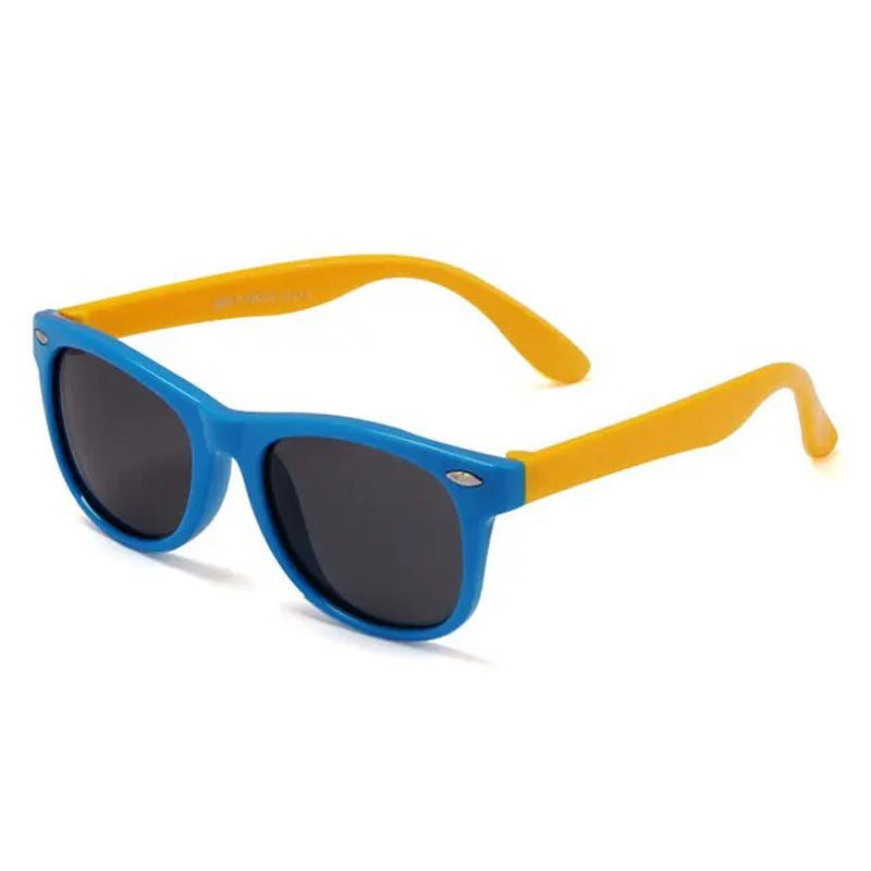 Polarized Toddler Sunglasses- Blue/ Yellow